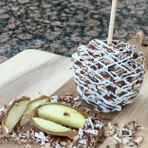 Almond Crunch Caramel Apple