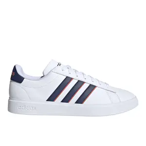 adidas Mens Grand Court 2.0 Tennis Sneakers Shoes - White