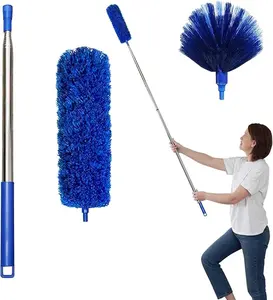 Extendable Microfiber Duster Bendable Washable Hand Dust Remover for Home Cleaning