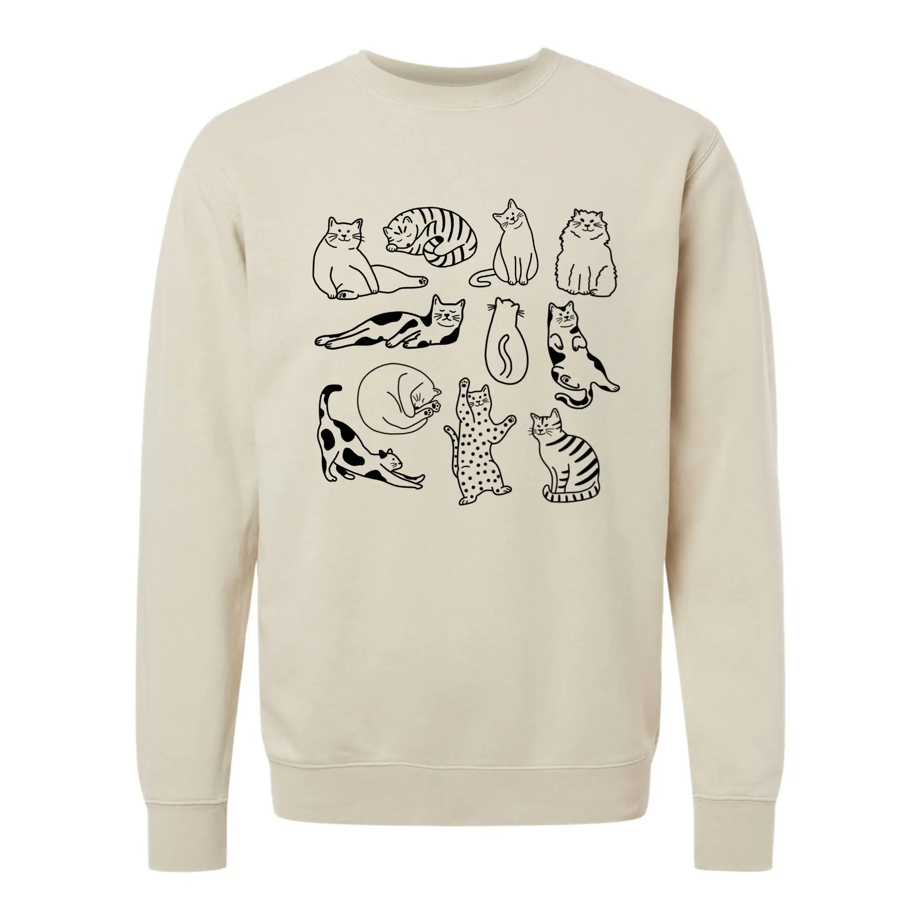 Cat Doodles Crewneck