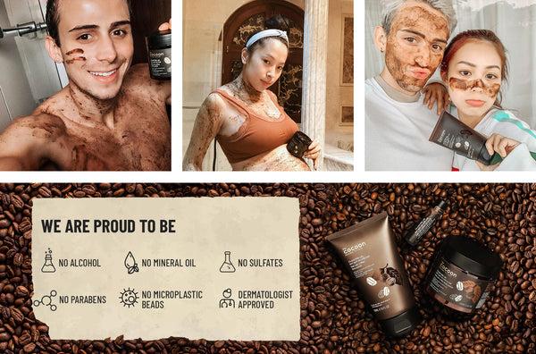 Dak Lak Coffee Body Polish - 100% Vegan Cosmetics Smooth