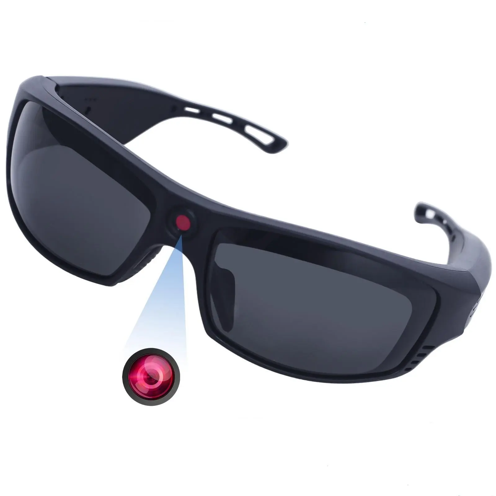 Smart Glasses, 1080P Smart Glasses with Open Ear Speaker Headset, Outdoor Sports Camera for Biking, Fishing, Travelling, Smart Audio Glasses, Wearable Tech Glasses, Wearable Smart Glasses