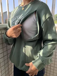 Mamas Boobery Crewneck Breastfeeding Sweatshirt Mamas Boobery Crewneck Breastfeeding Sweatshirt