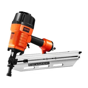 Father's Day Gift VEVOR Framing Nailer 2" to 3-1/2" 21 °   Full Round Head Pneumatic Nail Gun 80-120 PSI