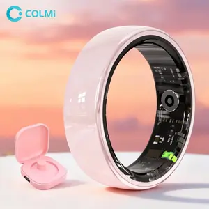 COLMI R02 Cer Smart Ring Wearable Temperature AI Sleep Cycle Reminder Fitness Smartring for Women No Subscription