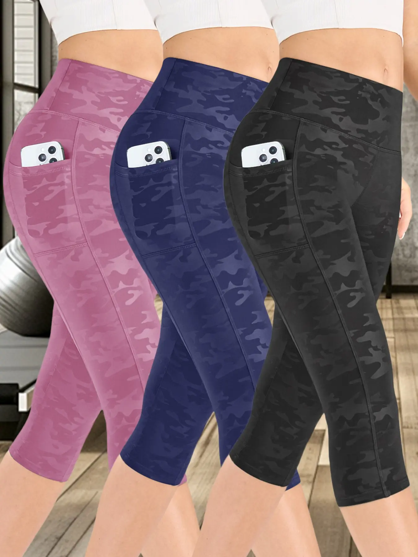 Women's Camo Print High Waist Stretchy Sports Leggings, Breathable Comfortable Skinny Pants, High Stretch Yoga Leggings, Workout Legging Capris, Ladies Sportswear for Indoor Outdoor Wear Women's Camo Print High Waist Stretchy Sports Leggings, Breathable Comfortable Skinny Pants, High Stretch Yoga Leggings, Workout Legging Capris, Ladies Sportswear for Indoor Outdoor Wear