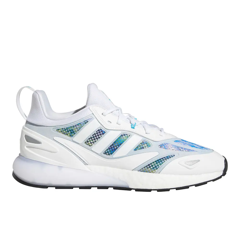 adidas Mens Ninja Time In Zx 2K 2.0 Sneakers Shoes Casual - White