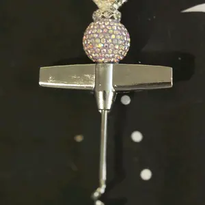 Handmade Custom corkscrew stainless steel with fancy , acrylic, clay beads etc.