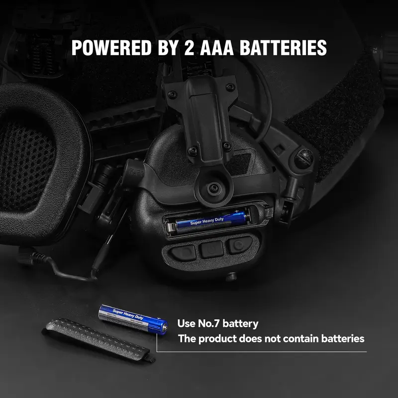 ARM NEXT F30 Unisex Tactical Helmet Headset - Helmet-Ready Fit