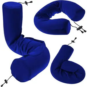 Twist Memory  Travel Pillow for Airplanes - Travel  Pillow for Sleeping - Airplane Pillow for  Support - Adjustable, Bendable  Roll Pillow