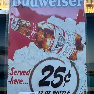 Vintage inspired tin sign 8x12 #61 Budweiser advertisement