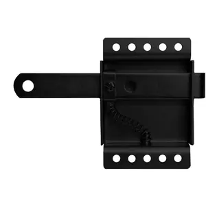 Garage Door Security Lock – Black Series Adjustable Slide Bolt