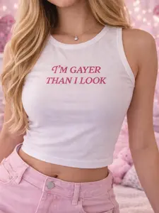 I'm Gayer Than I Look Shirt, Funny Gay Shirt, LGBTQ Pride Tee, Queer Humor Shirt, Unhinged Graphic Tee, Gift for Gay Friend, Pride Outfit