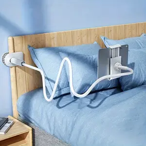 1-piece 360 rotating stand, suitable for tablet computers and smart phones, spiral base, lazy stand, bedside phone and tablet stand, lazy stand for bed use, Tablet Holder Stand