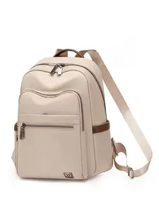 New Fashion Large Capacity Waterproof Nylon Women's Backpack, Multi-Pocket Casual Daily Bag, Ideal for Work, School, and Everyday Use