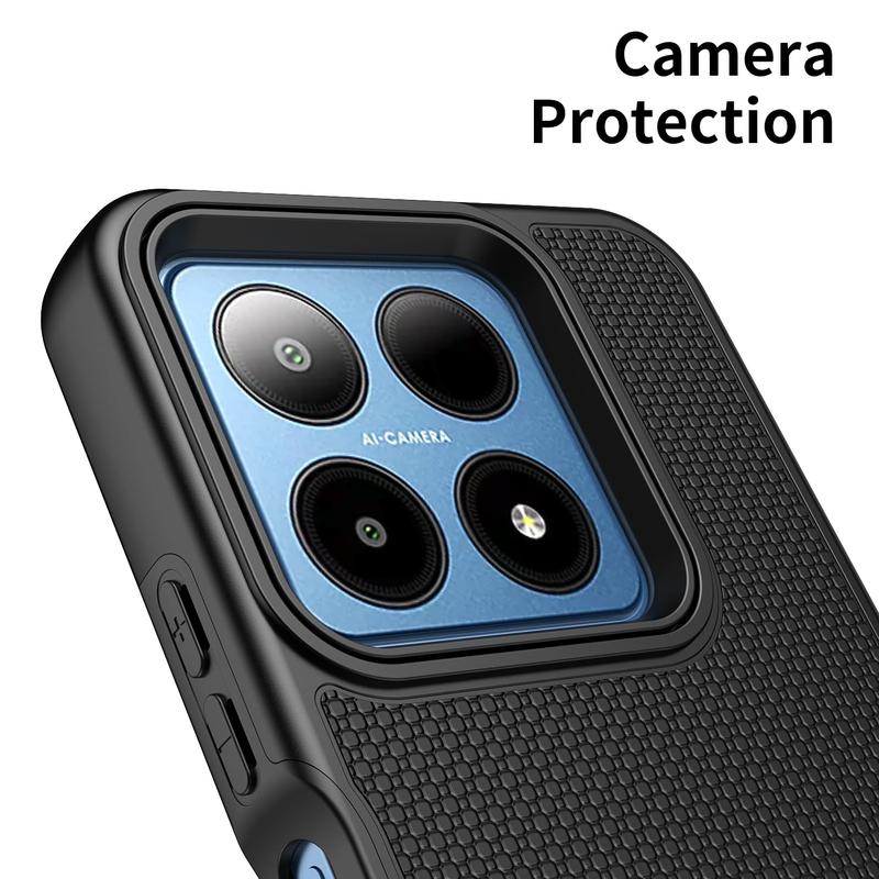 Compatible for Boost Summit 5G Case w/Tempered Glass Screen Protector [Military Grade] Ring Car Mount Kickstand Shockproof Hard Phone Case -