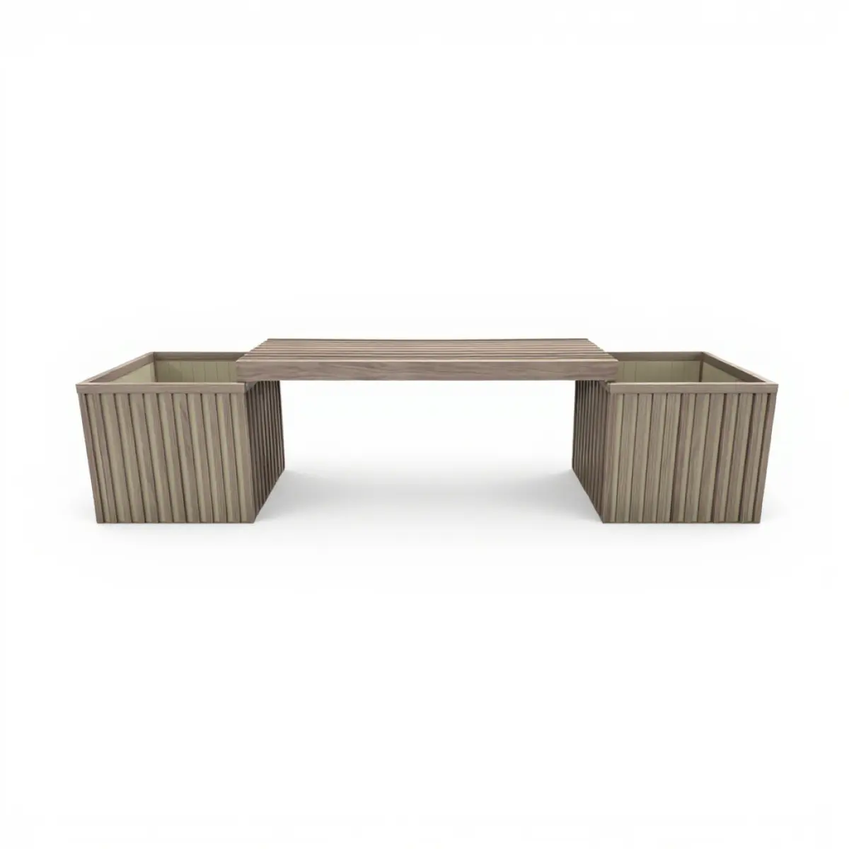 Grove Planter Bench - Ash Brown