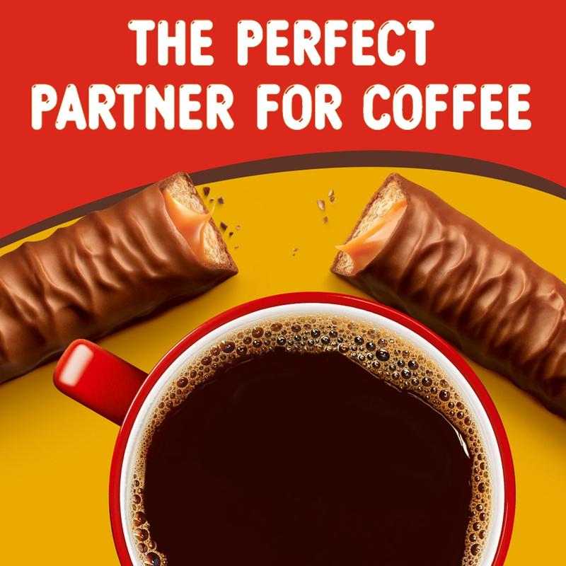 Twix Caramel Cookie Chocolate Candy Bars Full Size 1.79 oz 36 pk Individually Wrapped Snack for On-the-Go Enjoyment Bonbon Sweet