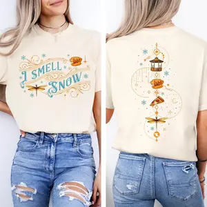 I Smell Snow Gilmore 2 Sided T-shirt, Stars Hollow Gilmore Girls, Where You Lead I Will Follow Winter Shirt,Natural Color America Anniversary, Patriotic Freedom Tee Gift, Unisex Tee, Streetwear Soccer Tee.