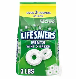 Life Savers Wint-O-Green Mints Hard Candy 3 lbs Individually Wrapped Over 3 Pounds of Mints
