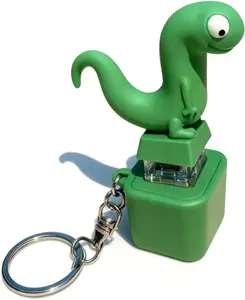 Portable Anxiety Relief Keychain – Lizard Toy with Sound & Colorful Light, Button Press Stress Relief Gadget (Lizard)