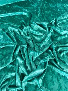 Jade Stretch Crushed Velvet