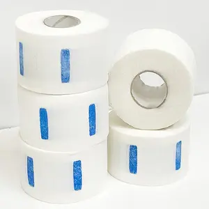 Disposable Barber Haircutting Neck Strip, Barber Paper Neck Wrap Neck Muffler Roll, Hair Cutting Accessory, Hairdressing Tool for Salon Stylists and Barbers