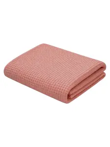 Phufy® Waffle Blanket, Rosy