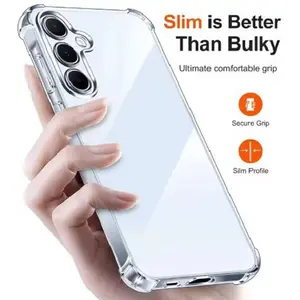 Transparent Shockproof Case for Samsung Galaxy S26 S25 S24 S23 Plus Ultra FE A23 A33 A53 A73 A12 A41 A51 A13 A22 A32 A52 A72 A14 A34 A54 5G