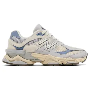 New Balance 9060 U9060EEL Unisex Road Running Shoes - Pearl Grey Linen Canvas, Comfortable, Supportive for Training & Everyday Use