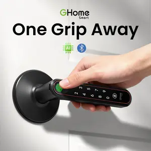 GHome Smart KH10 New 4-in-1 Smart Handle Lock – Fingerprint, Passcode, Key & App Unlock GHome Smart KH10 New 4-in-1 Smart Handle Lock – Fingerprint, Passcode, Key & App Unlock