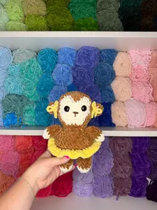 Crochet Monkey in a Tutu