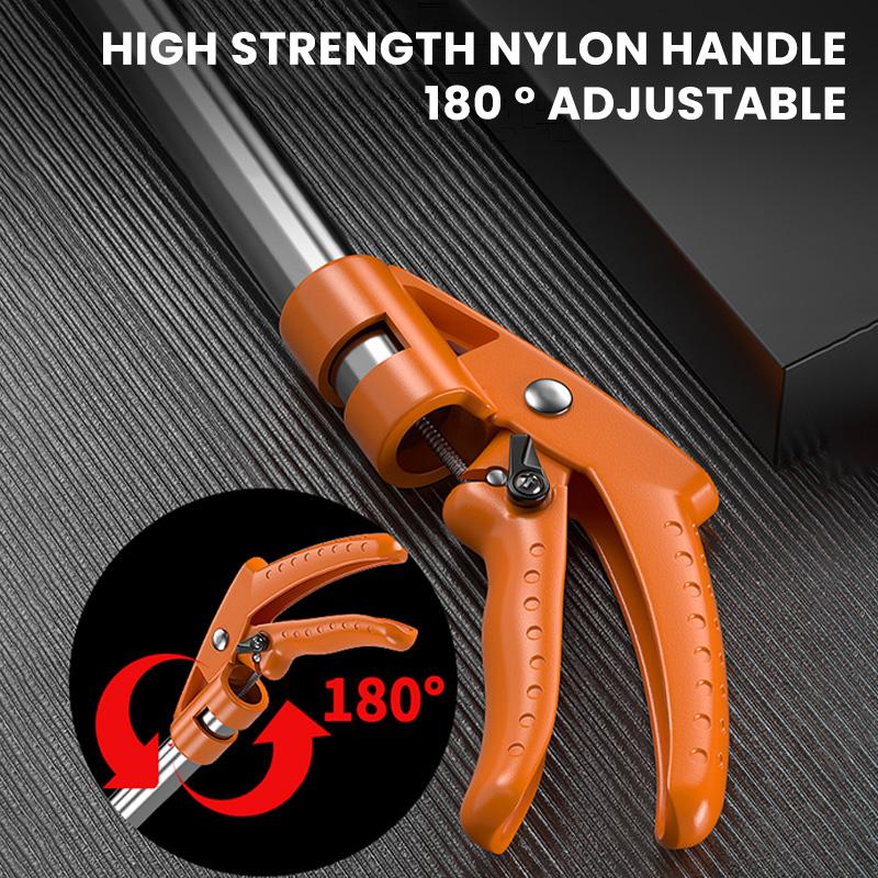 AIRAJ 1pc 39.37inch to 3m High Altitude Pruning Shears with Stainless Steel Telescopic Rods Fruit Cans Apples and Specialized Scissors