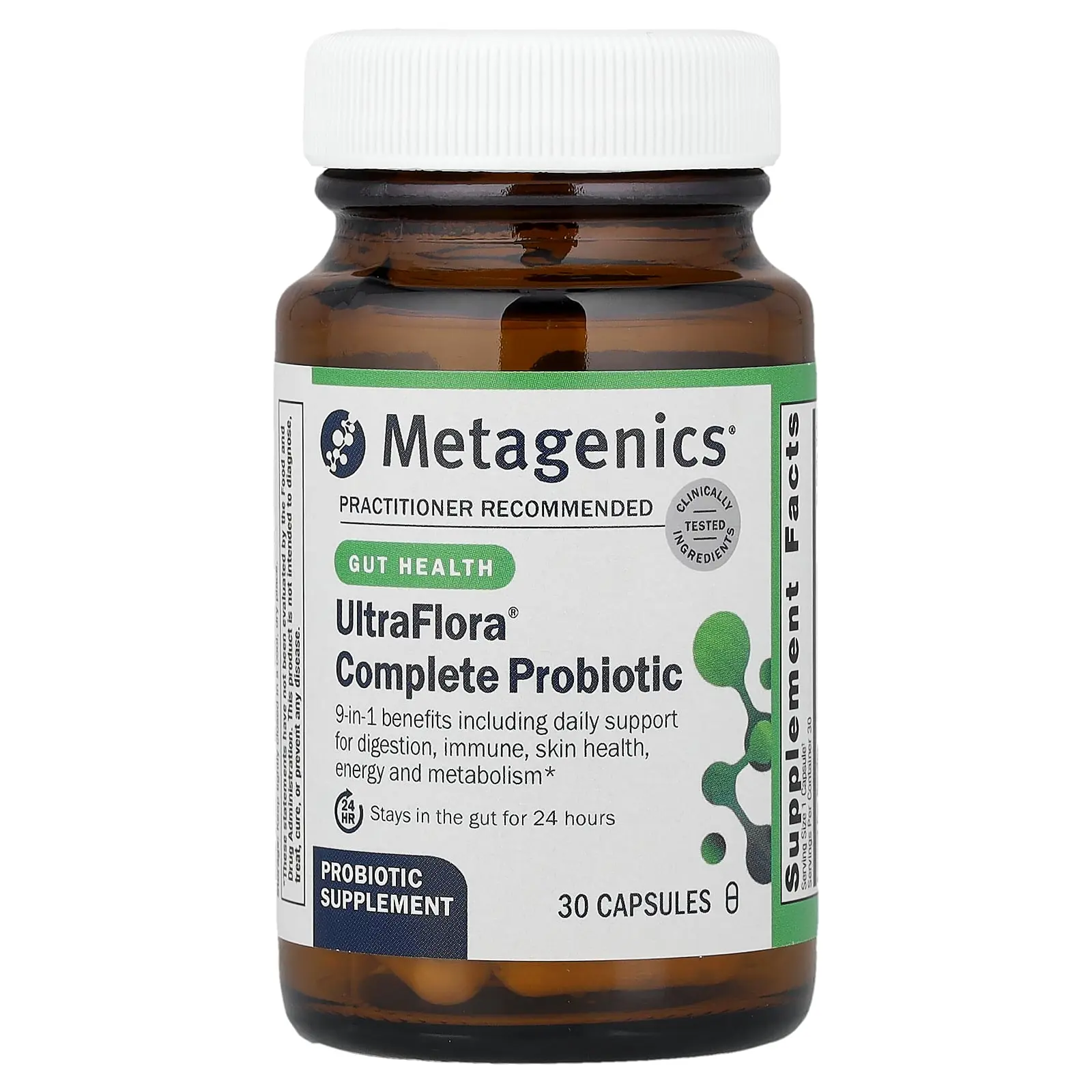 Metagenics UltraFlora® Complete Probiotic, 30 Capsules