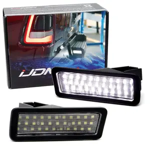 Dodge RAM 1500 2019-up, 3W Full LED License Plate Light Kit Powered by 18-Piece Xenon White LED Diodes