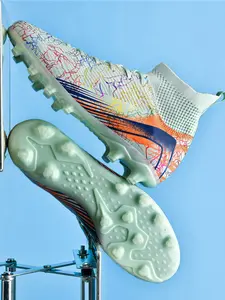 Lightweight High-Top Soccer Cleats - Ankle Support Football Boots, Non-Slip FG Studs, Breathable Upper - Perfect For Amateur Matches, Casual Football Play, Daily Training & Injury Prevention - Comfortable Football Shoes