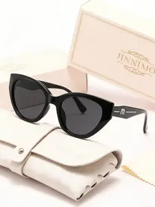 New Fashion Trendy Sunglasses, Versatile Face-Slimming, Perfect for Young Adults, Leather Box Included, Unisex Design, Modern Trendy Sunglasses