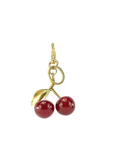 Large Cherry Keychain for Purse and Keys - Cute and Stylish Design with Charming Fashionable Cherry Figure for Everyday Essentials