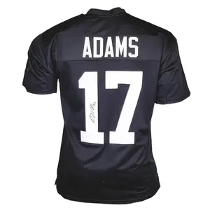 Davante Adams Signed Las Vegas Black Jersey White Numbers (JSA Authentic)