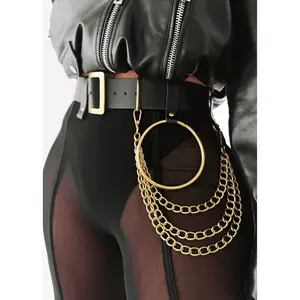 GENEVIEVE CHAINED BUCKLE BELT