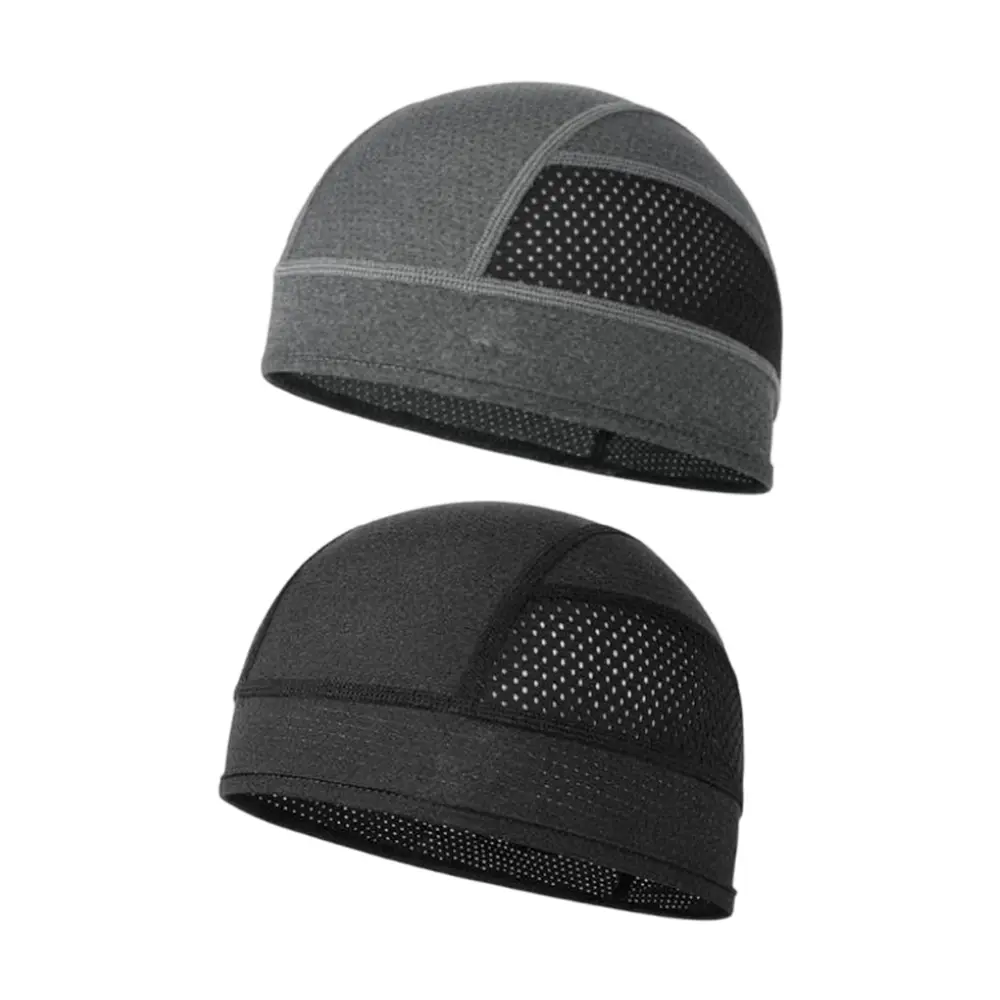 2PCS Cooling Skull Caps Helmet Liner, Lightweight Mesh Under Helmet Cycling Motorcycle Hard Hat Sweat Liner for Men Women
