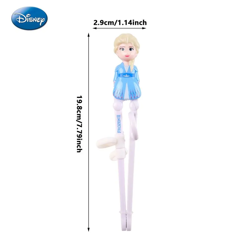 Frozen Officially Licensed Training Feeding Chopsticks Easy Anna Grip Character Chopsticks Colorful Kitchen Essentials Featuring Elsa 1Pc Disney