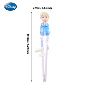 Frozen Officially Licensed Training Feeding Chopsticks Easy Anna Grip Character Chopsticks Colorful Kitchen Essentials Featuring Elsa 1Pc Disney