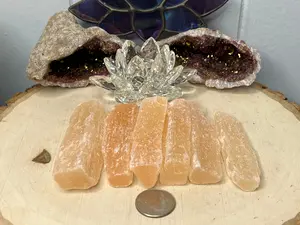 Tangerine Selenite Sticks
