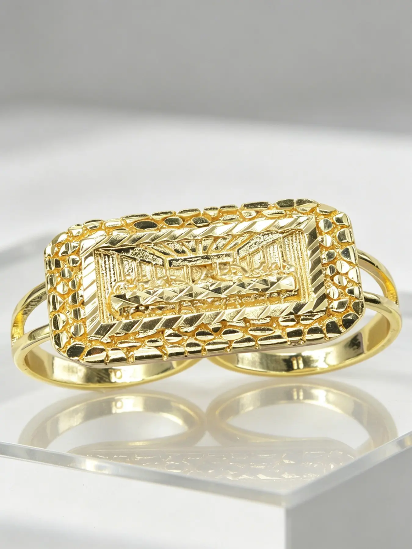 Men's Elegant Copper Alloy Ring, Fashion Rings, Ethnic Pattern Design, Perfect Gift for Thanksgiving Valentine's Day Easter Birthday, Daily Party Wear, Statement Rings, Fashionable Jewelry
