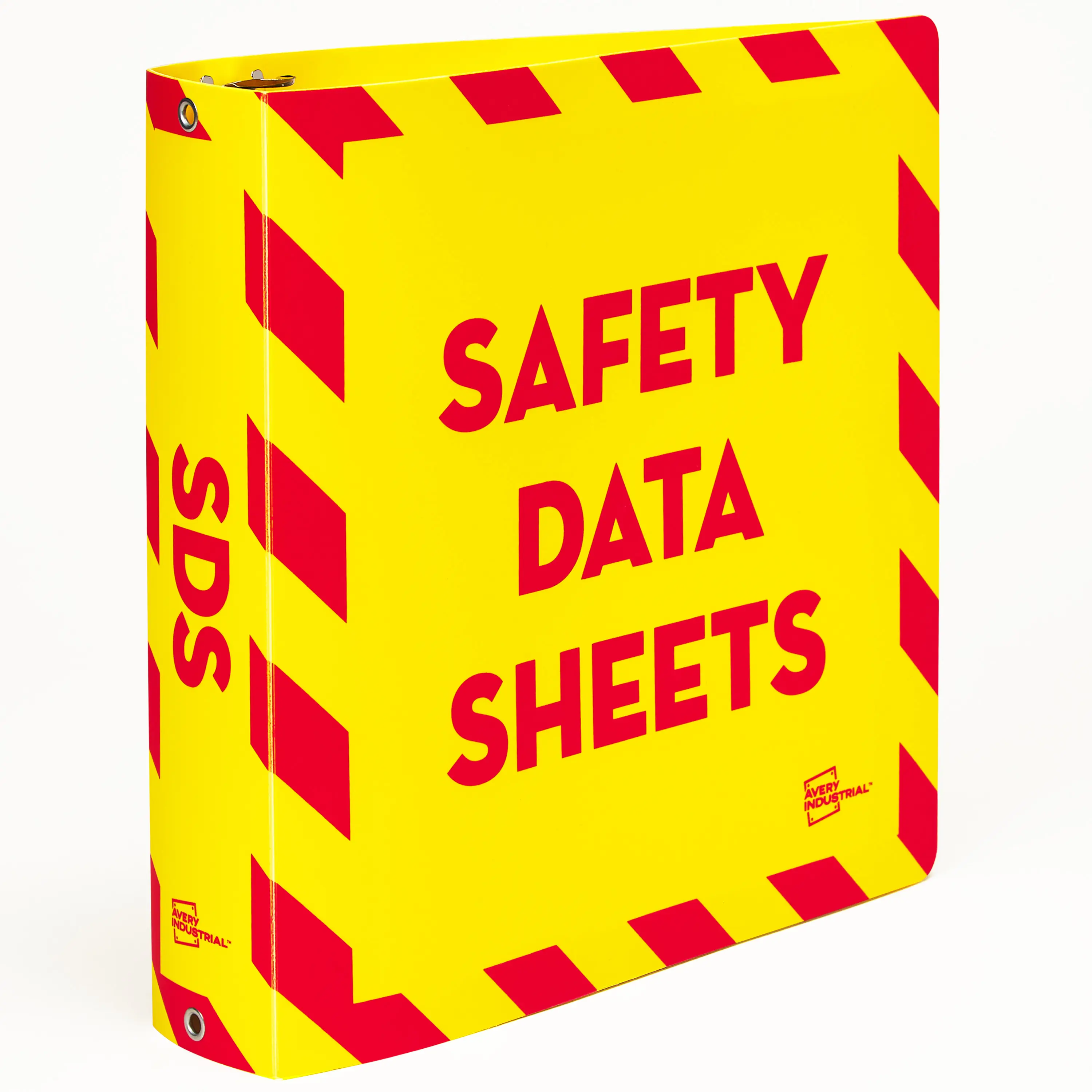 Avery UltraDuty SDS Binder with Chain, Durable Poly Binder, 2" Slant Ring, Holds 530 Sheets (77712)