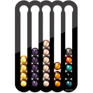 Magnetic Coffee Pod Holder for Nespresso Original Capsules - Suitable to be Mounted on the Fridge