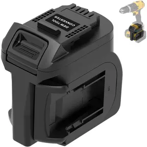 GJANSH 2 in 1 Battery Adapter,2-Pack Dual Battery Connector for Dewalt 20V Max Battery Work for Dewalt 20V Cordless Power Tool at the Same time,Higher Power and Longer Runtime,fathersdaygift fathersdaygift