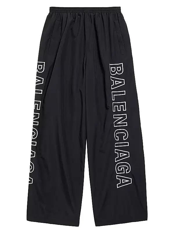 998351 Balenciaga Outline Tracksuit Pants Black