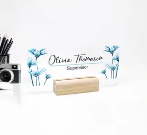 Phd gift, teacher name plate, office decor, desk name plate custom, name plate for desk, daughter gift, desk plaque acrylic